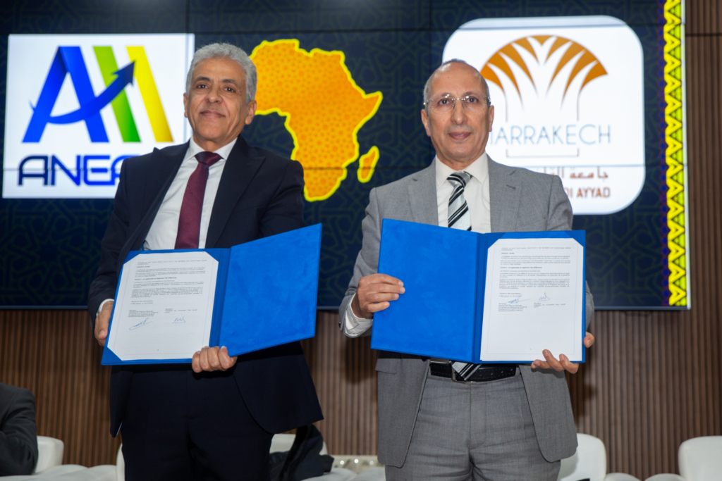 Signature d’une convention de partenariat entre l’ANEAQ et l’Université Cadi Ayyad (UCA)